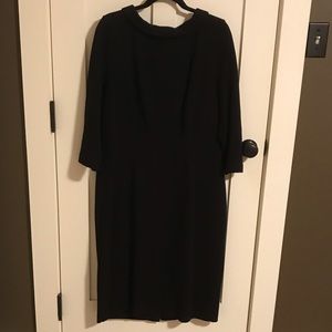 Boden Black Marisa Ottoman Dress